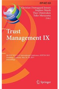 Trust Management IX