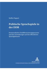 Politische Sprachspiele in Der Ddr