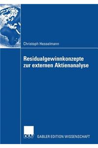 Residualgewinnkonzepte zur externen Aktienanalyse