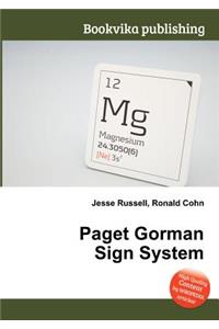 Paget Gorman Sign System