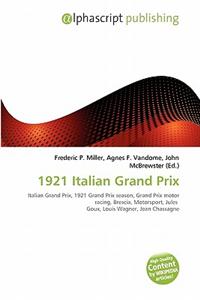 1921 Italian Grand Prix