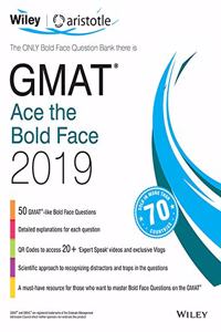 Wiley's GMAT Ace the Bold Face 2019