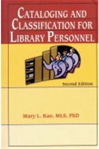 Cataloging and Classification for Library Personal