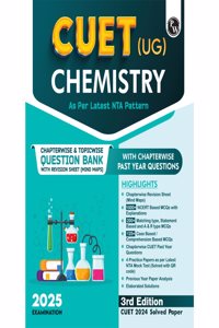 Pw Cuet (Ug) Chemistry 2025 Chapterwise & Topicwise Question Bank with Past Year Questions (Pyqs Upto 2024) and Mock Tests