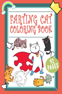 Farting Cat Coloring Book