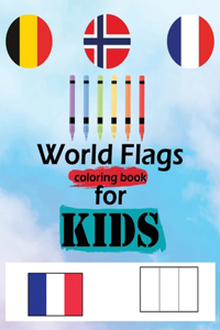 World Flags coloring book for kids