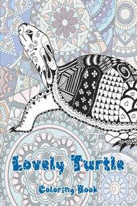 Lovely Turtle - Coloring Book