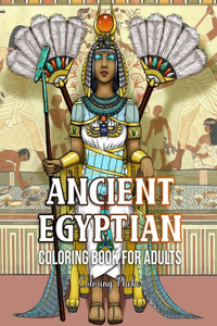 Ancient Egyptian Coloring Book for Adults