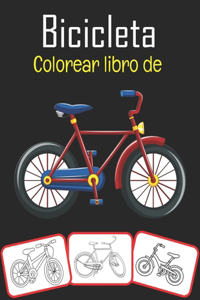Bicicleta Colorear libro de