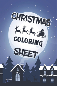 Christmas coloring sheets