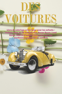 Livre de coloriage extra-large pour les enfants - Voiture. Plus de 50 Voiture