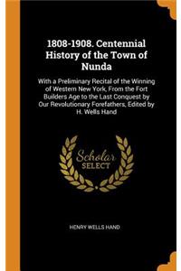 1808-1908. Centennial History of the Town of Nunda