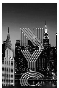 Iconic Chrysler Building New York City Sir Michael Huhn Artist Drawing Journal