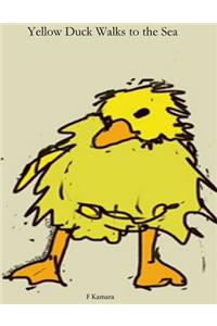 Yellow Duck Walks to the Sea