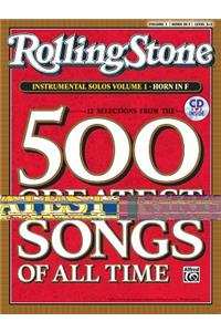 Selections from Rolling Stone Magazine's 500 Greatest Songs of All Time (Instrumental Solos), Vol 1
