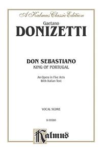 Don Sebastiano: Italian Language Edition, Vocal Score