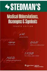 Stedman's Medical Abbreviations, Acronyms and Symbols, on CD-ROM