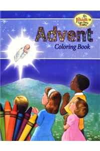 Coloring Book about Advent
