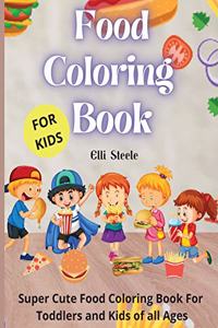 Food Coloring Book For Kids