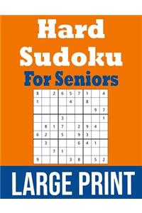 Hard Sudoku For Seniors Large Print