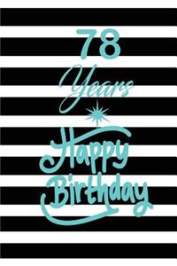 78 years happy birthday