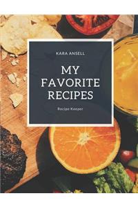 My Favorite Recipes
