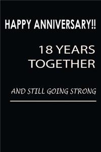 Happy Anniversary!! 18 Years Together and Still Going Strong