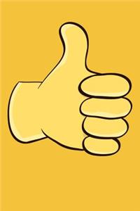 Thumbs Up Lined Journal