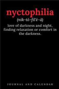 Nyctophilia Love Of Darkness And Night, Finding Relaxation Or Comfort In The Darkness.