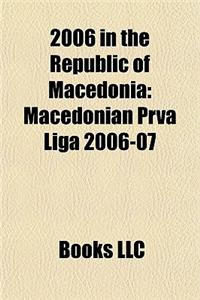 2006 in the Republic of Macedonia