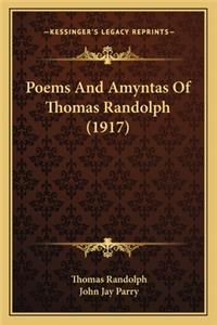 Poems and Amyntas of Thomas Randolph (1917)