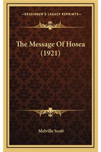 The Message of Hosea (1921)