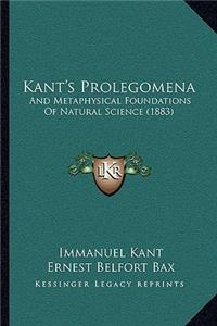 Kant's Prolegomena