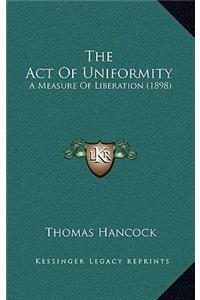 The Act of Uniformity