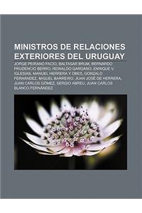 Ministros de Relaciones Exteriores del Uruguay