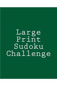Large Print Sudoku Challenge