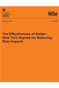 The Effectiveness of Amber Rear Turn Signals for Reducing Rear Impacts