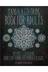 Mandala Coloring Book For Adults