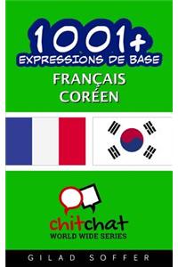 1001+ Expressions de Base Français - coréen