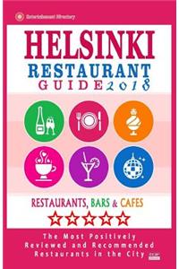 Helsinki Restaurant Guide 2018