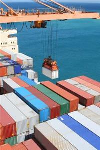 Container Ship Stacked and Ready Journal