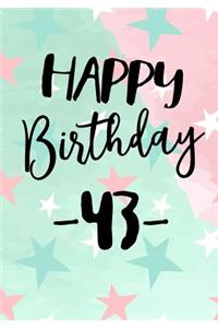 Happy Birthday 43