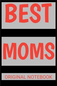 best moms black notebook 6×9 100 page