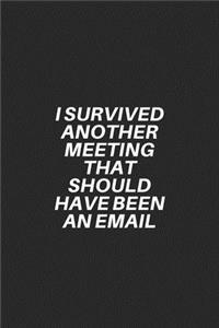 I Survived Another Meeting That Should Have Been An Email