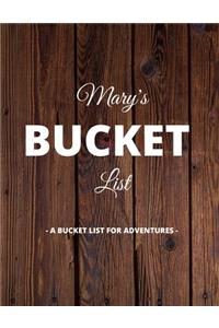 Mary's Bucket List