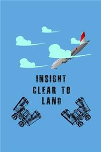 Air Traffic Controller Insight Clear To Land Notebook