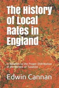The History of Local Rates in England