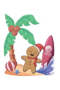 Christmas Gingerbread Man Holiday Isle Notebook