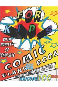 blank comic book for kids with Variety of Templates Draw your Own comics, dogman
