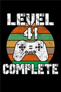 Level 41 Complete
